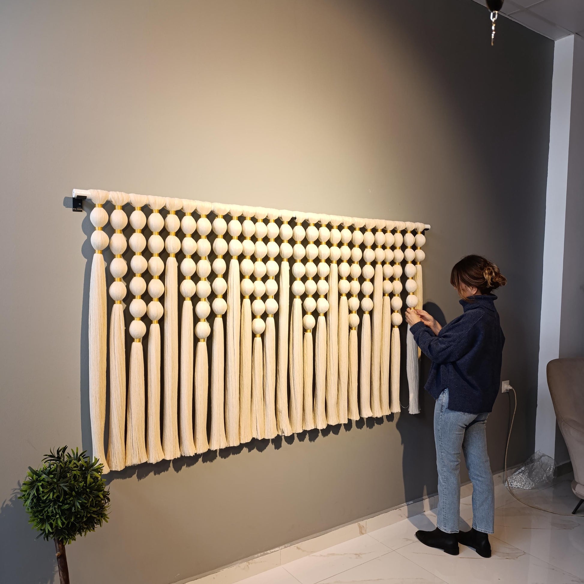 Boho Woven Wall Hanging Large Wall Weaving Tapestry, Wall Weaving, Handwoven Hanging, Large Macrame Wall Hanging Large Wall Hanging