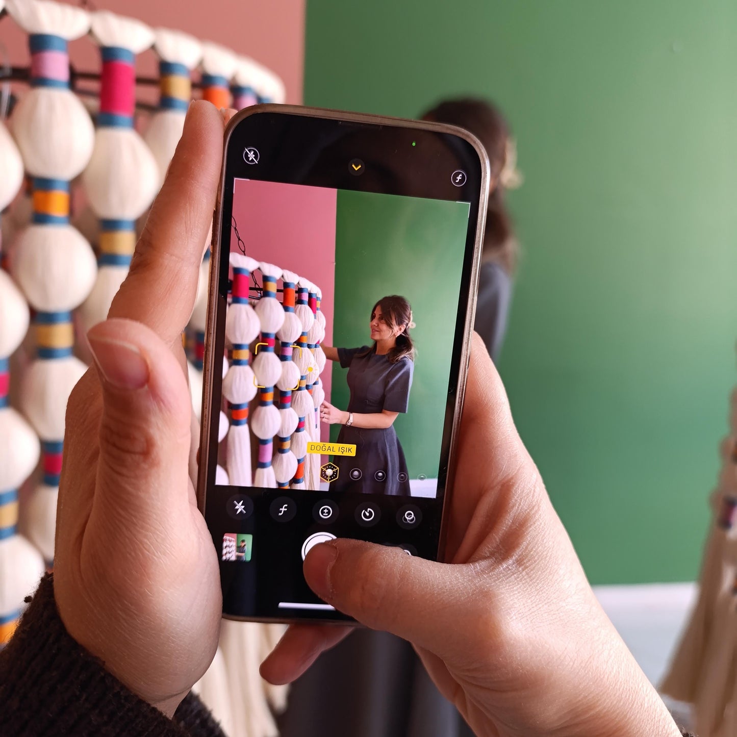 Large Boho Chandelier, Handwoven Cotton Tassel Light, Custom Gobelin Pendant for Hotel Lobby or Statenebt Light, Boho Fringe Pendant Light,